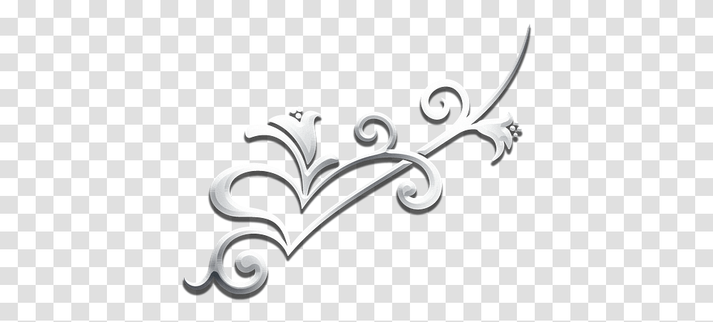 Ornament Silver, Floral Design, Pattern Transparent Png