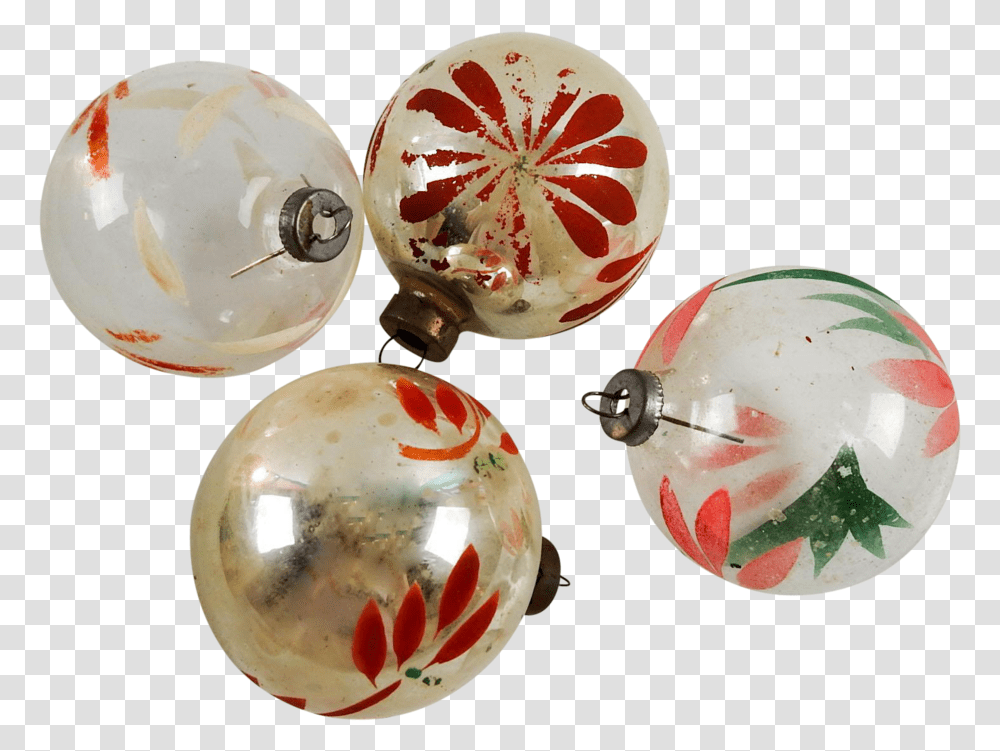 Ornament Vintage Christmas Christmas Ornament Vintage Painted Christmas Ornaments, Egg, Food, Sphere, Accessories Transparent Png