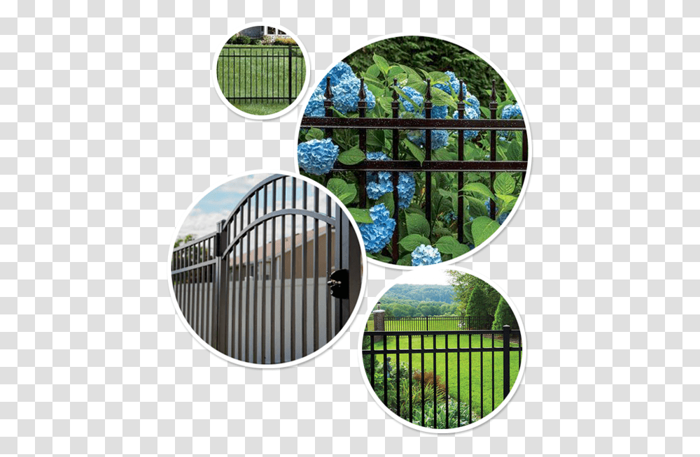 Ornamental Aluminum Landscape Fences, Gate Transparent Png