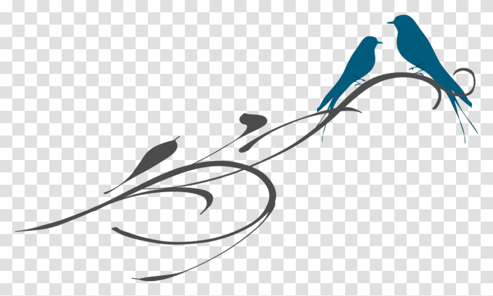 Ornamental Clipart Bird Silhouette Free Love Birds, Handwriting, Signature, Autograph Transparent Png