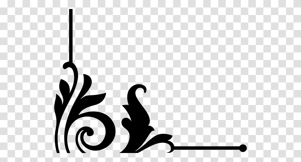 Ornamental Clipart Corner Corner Design Clipart, Gray, World Of Warcraft Transparent Png