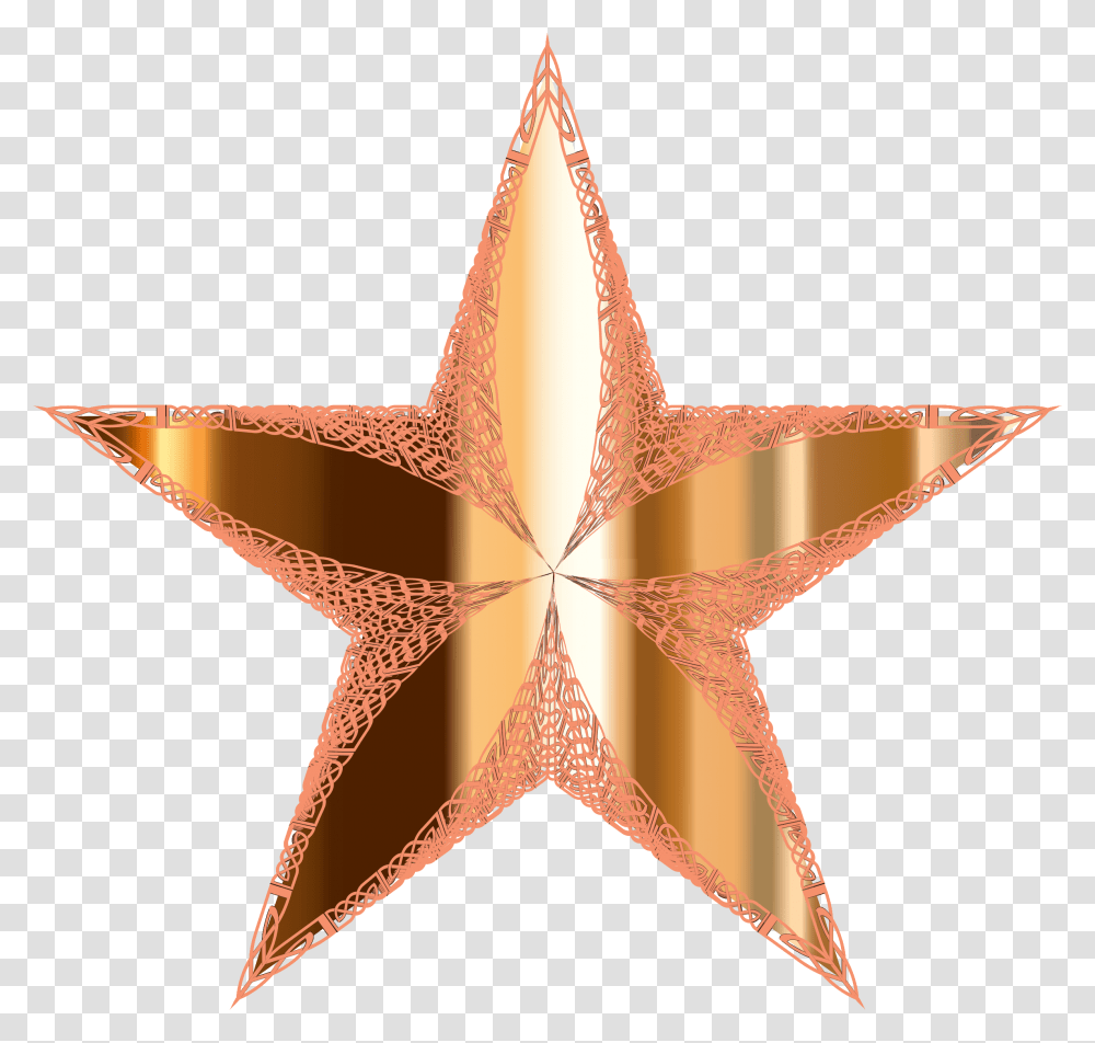 Ornamental Metallic Star Clip Arts Star Metallic, Star Symbol Transparent Png