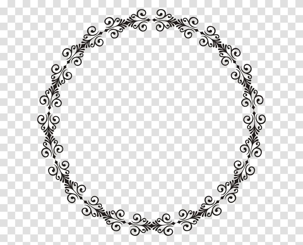Ornamentcirclefashion Accessory Happy Birthday Black And White Border, Oval, Pattern, Wreath Transparent Png