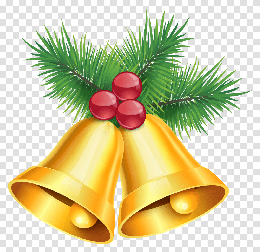 Ornaments Clipart Jingle Bells Background Christmas Bells Clipart, Lamp, Plant, Tree, Lighting Transparent Png