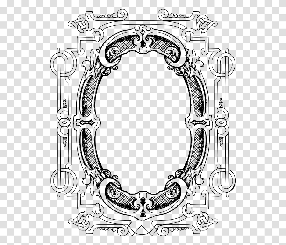 Ornate Frame By J4p4n Portable Network Graphics, Gray, World Of Warcraft Transparent Png