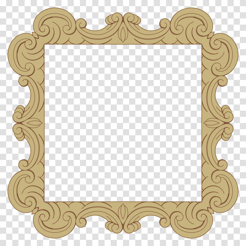 Ornate Frame Derived Icons, Mirror, Rug, Gate, Pattern Transparent Png