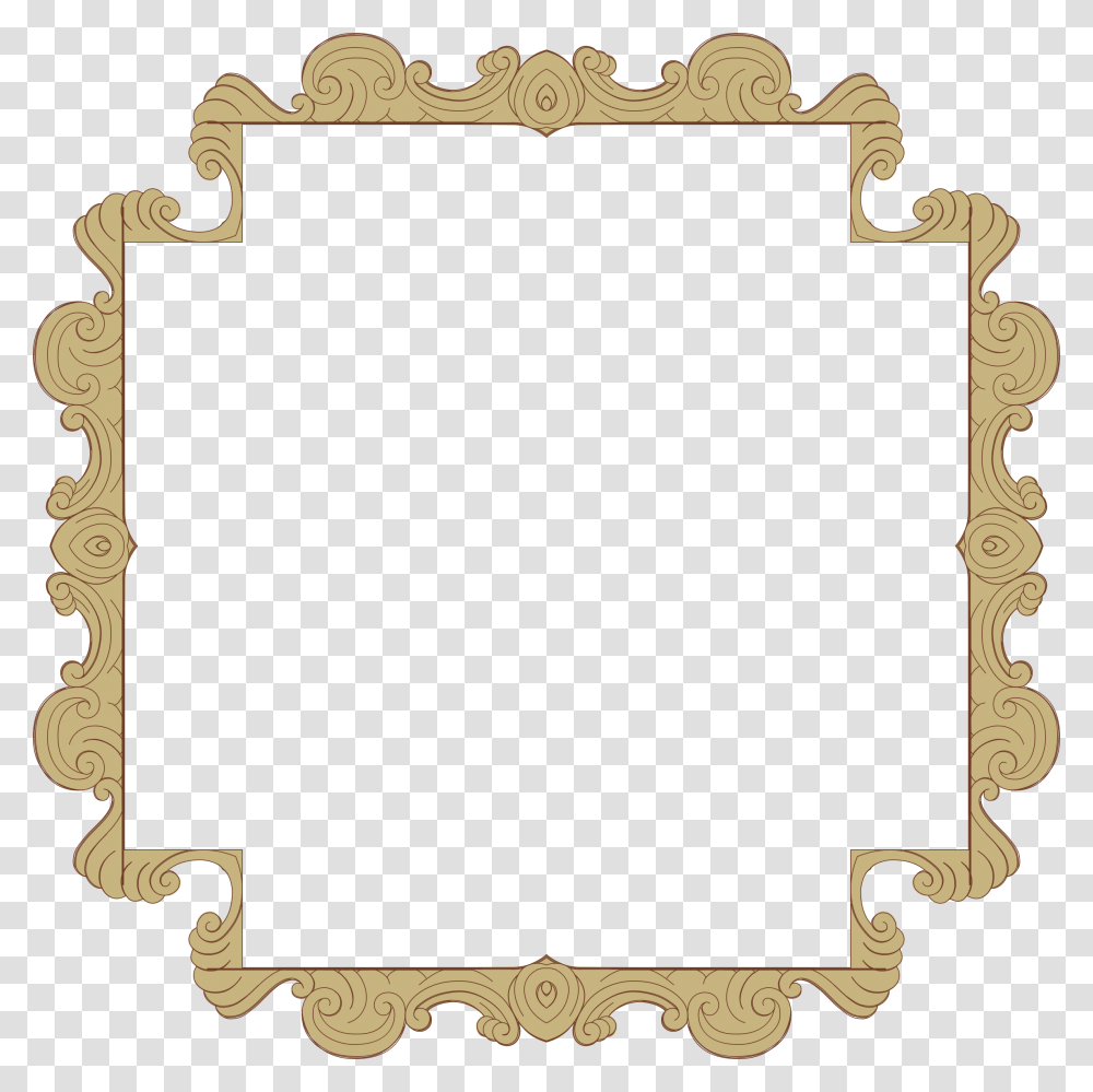 Ornate Frame Derived Icons, Mirror Transparent Png