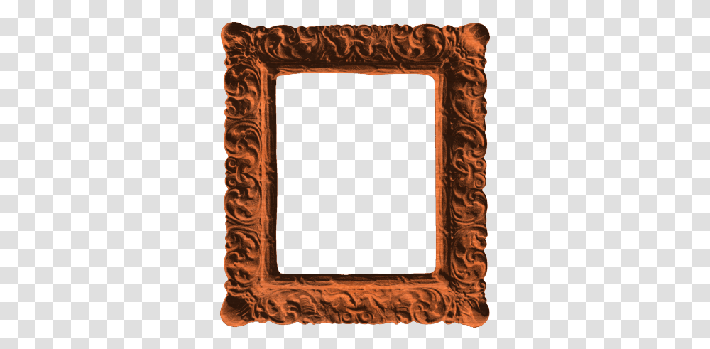 Ornate Frame Picture Frame, Wood, Text, Art, Rug Transparent Png