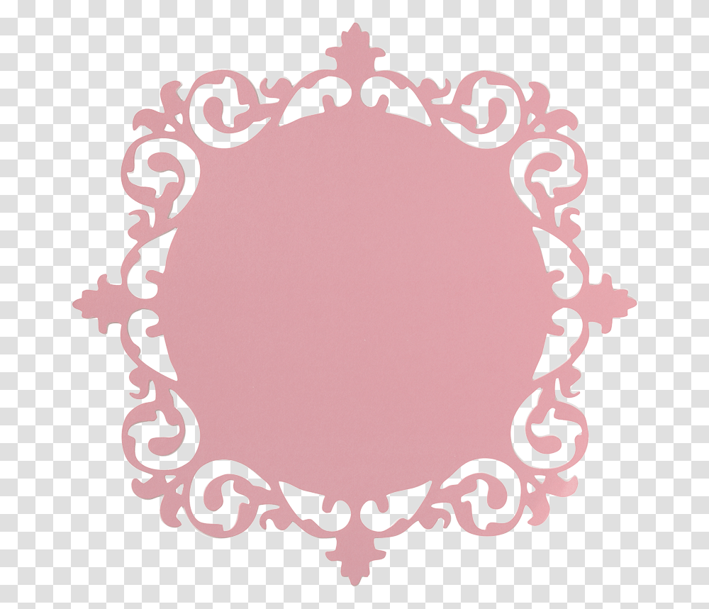 Ornate Frame Pink Cardstock Ladybug Golden Wind, Poster, Advertisement, Oval, Stencil Transparent Png