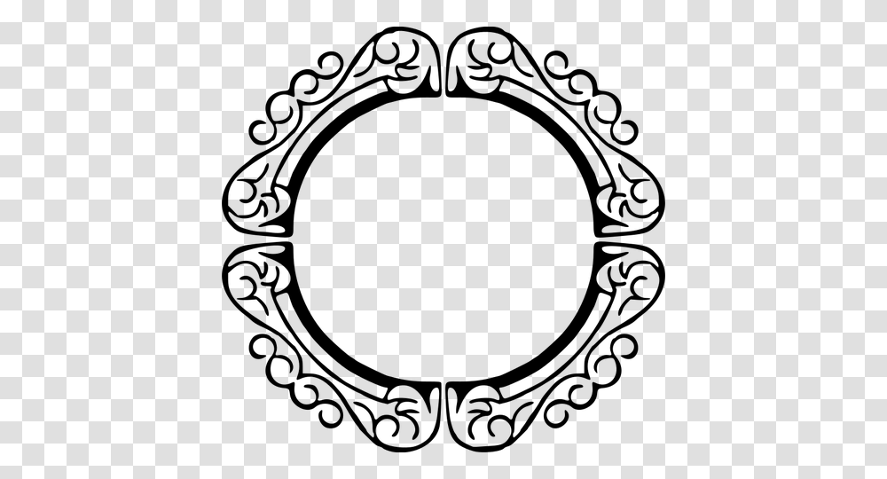 Ornate Frame Vector Image, Gray, World Of Warcraft Transparent Png