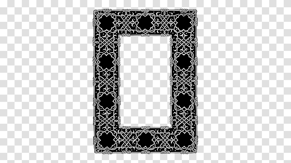 Ornate Geometric Frame Celtic Knot Frame, Pattern, Alphabet Transparent Png