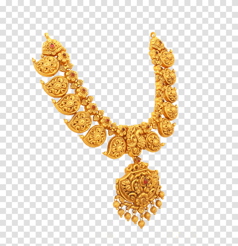 Ornate Mango Gold Necklace Earrings, Jewelry, Accessories, Accessory Transparent Png