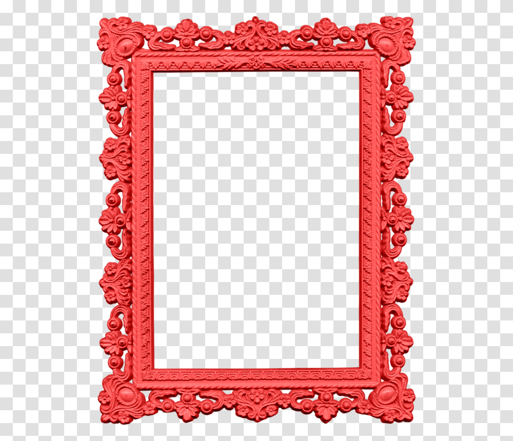 Ornate Red Frames Frame Clip Art, Rug, Plant, Alphabet Transparent Png