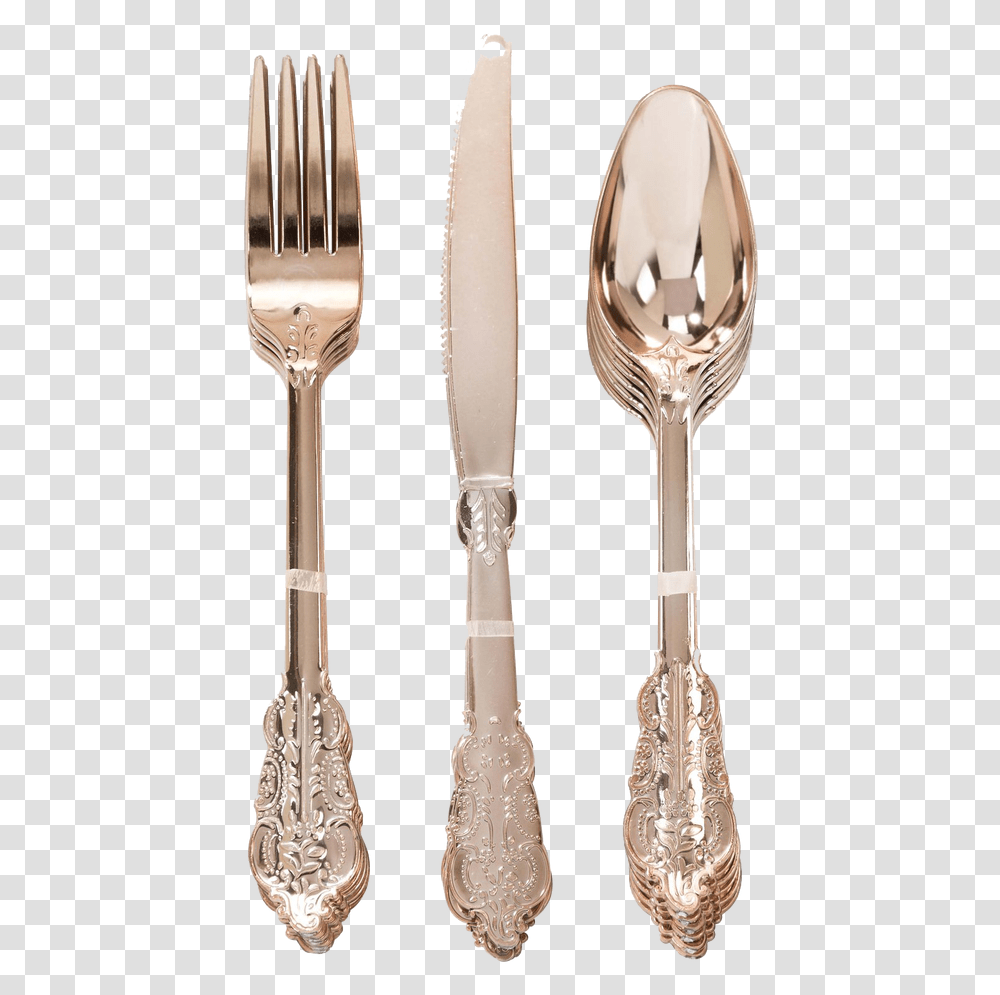 Ornate Spoon And Fork Set, Cutlery Transparent Png