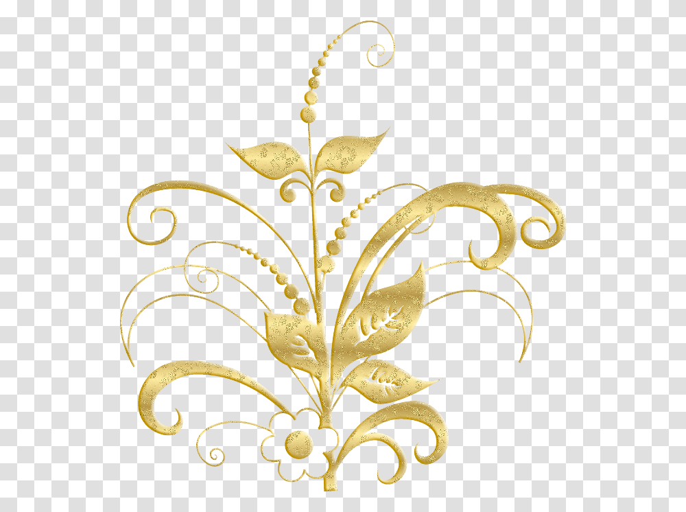 Ornement Gold Ornaments, Floral Design, Pattern Transparent Png