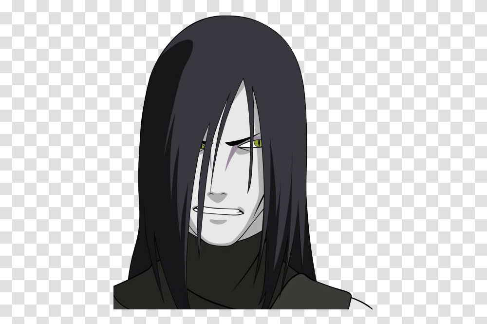 Orochimaru, Drawing, Face Transparent Png