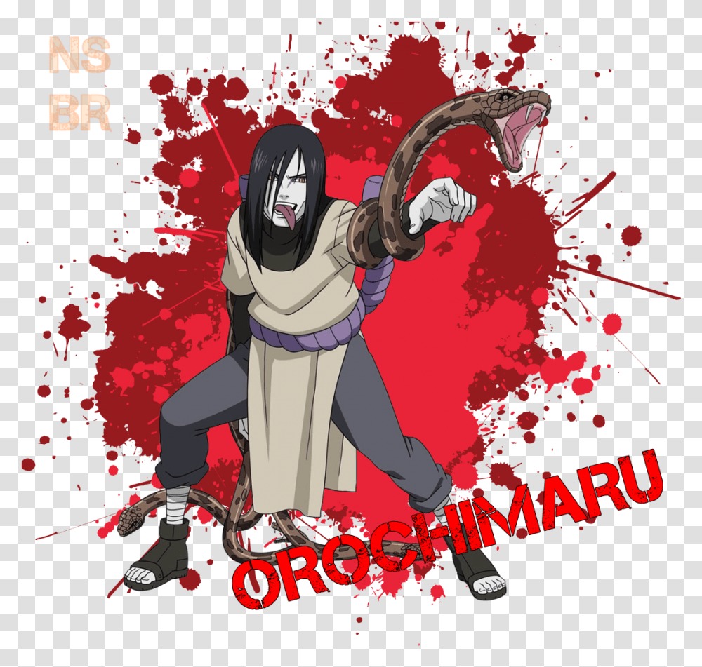 Orochimaru Um Antagonista Do Anime Naruto Orochimaru, Poster, Advertisement Transparent Png