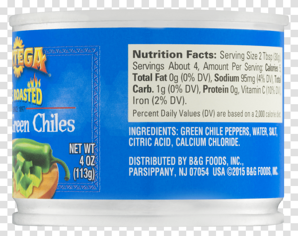 Ortega Diced Green Chiles Nutrition, Advertisement, Poster, Flyer Transparent Png