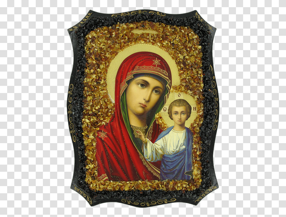 Orthodox Icon Kazan Mother Of God Maria, Worship, Person, Architecture, Building Transparent Png