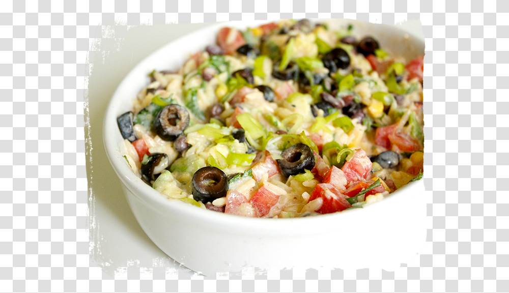 Orzo Salad Thumbnails, Bowl, Dish, Meal, Food Transparent Png