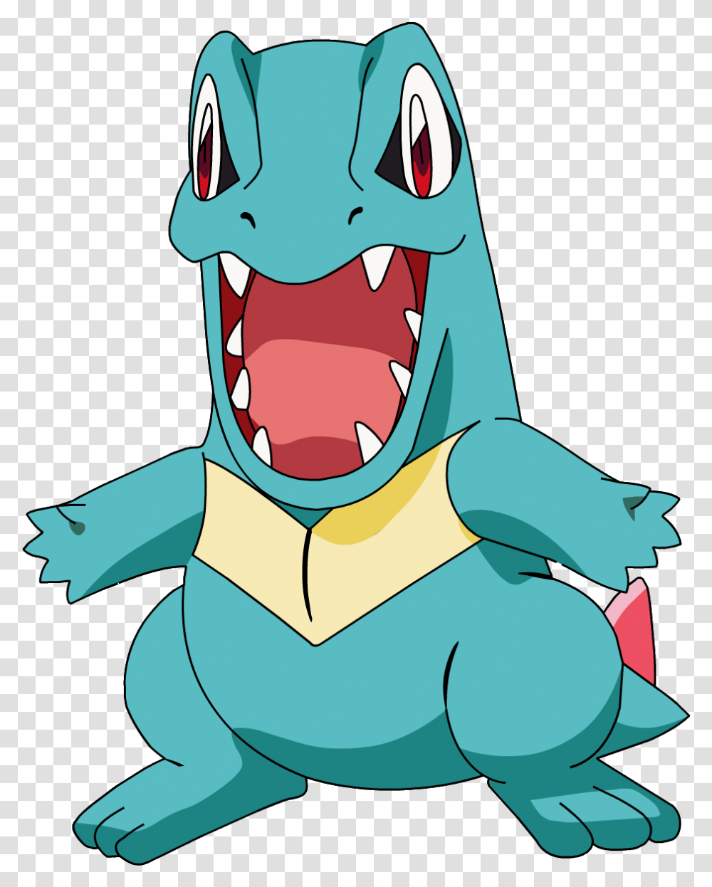 Os Anime 3 Totodile, Mouth, Lip, Tongue Transparent Png