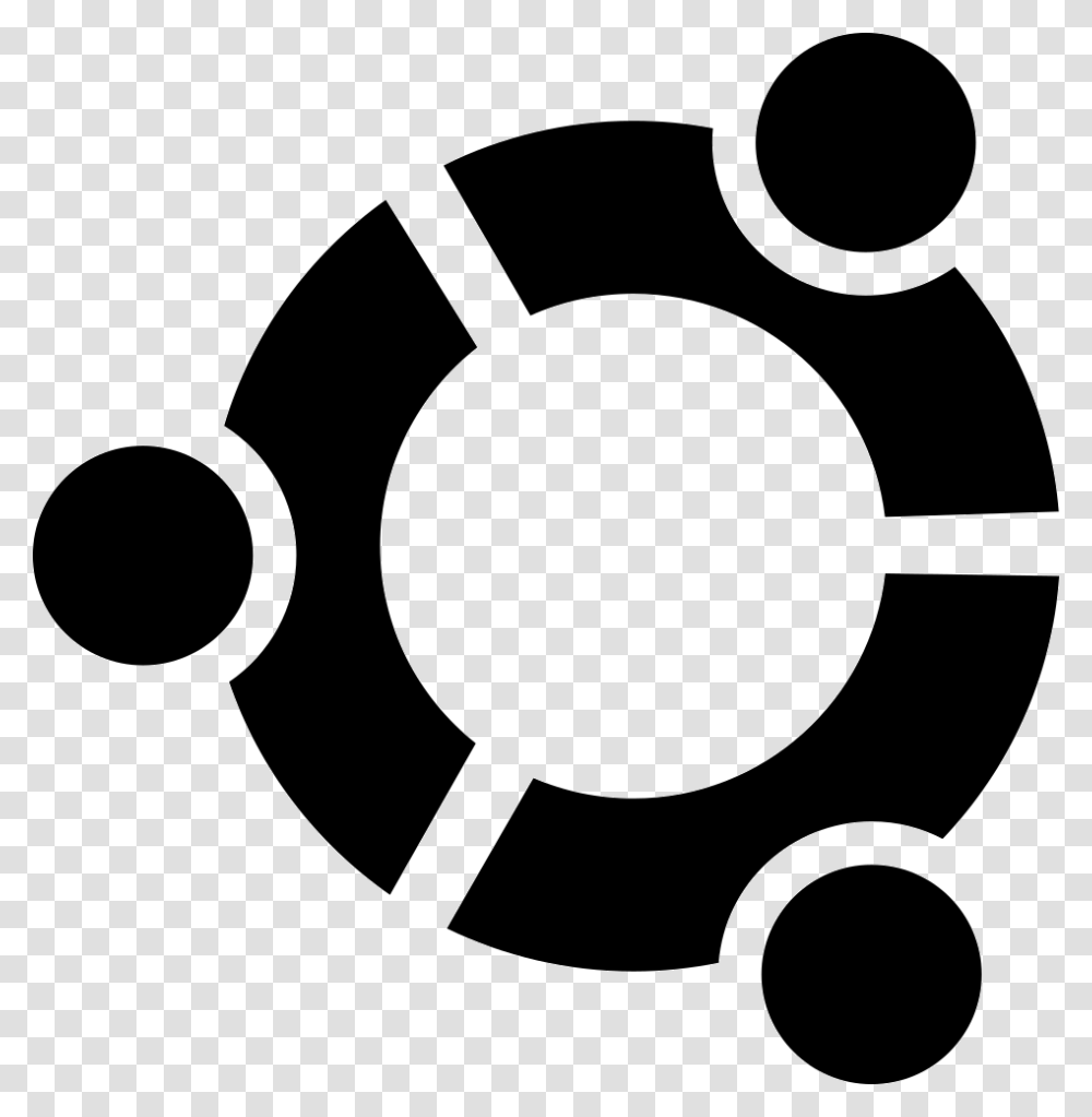 Os Linux Ubuntu Icon Free Download, Stencil Transparent Png