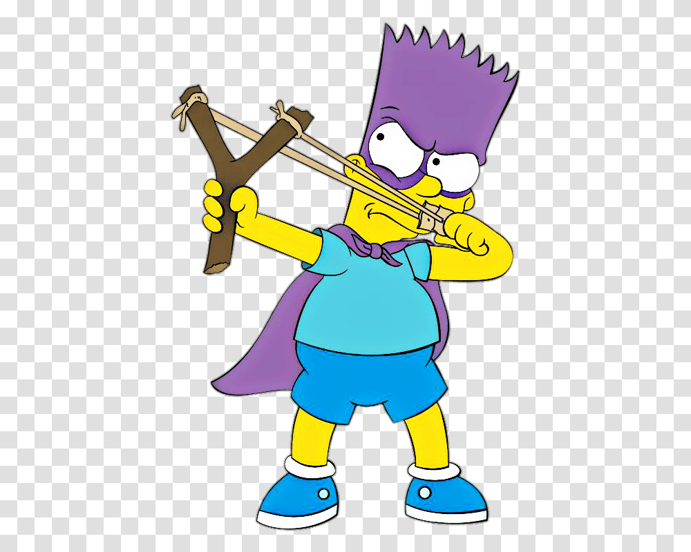Os Simpsons Bart Simpson Sling Shot, Slingshot, Leisure Activities, Musical Instrument, Violin Transparent Png