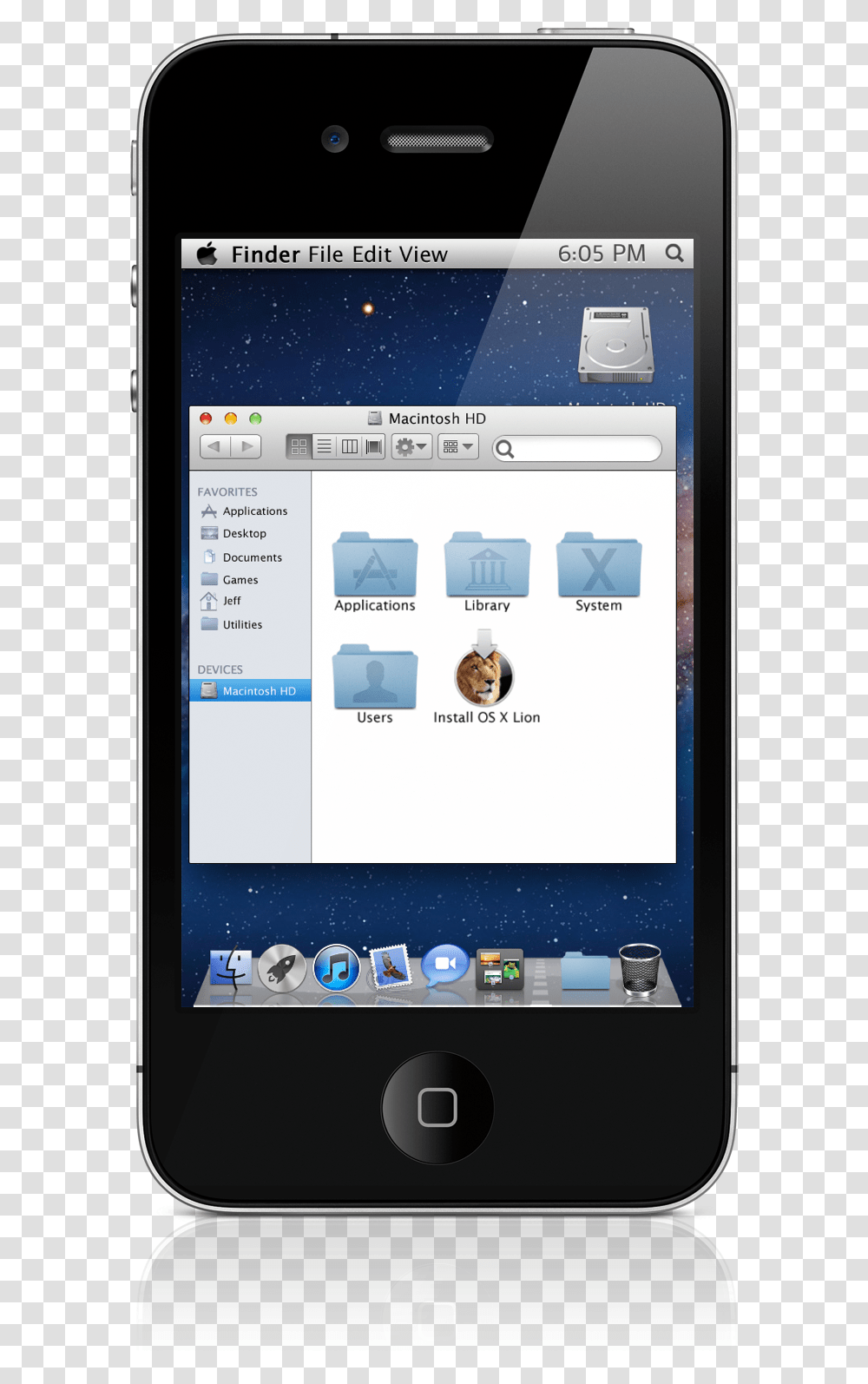 Os X Lion Ultimatum Is The Best Iphone Technology Applications, Mobile Phone, Electronics, Cell Phone, Ipod Transparent Png