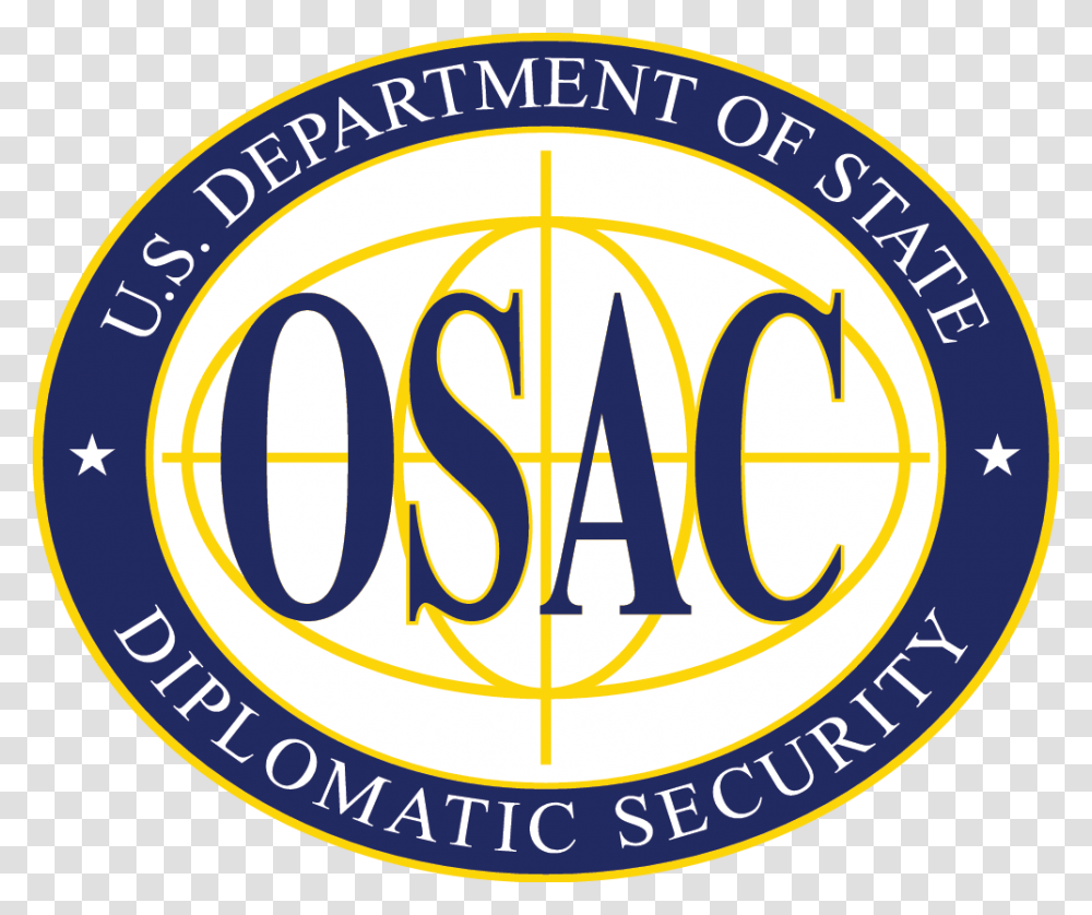 Osac Logo United States Department Of State, Trademark, Label Transparent Png