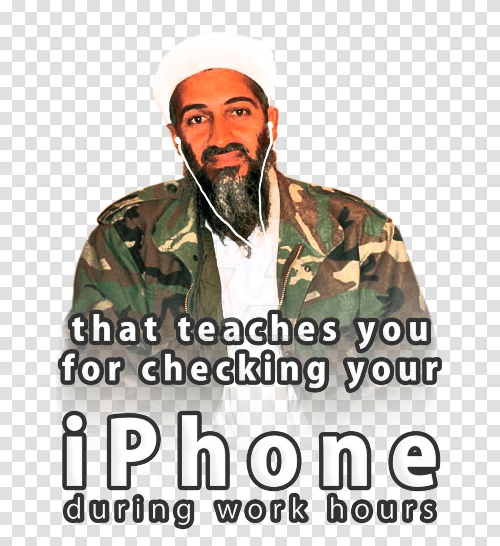 Osama Bin Laden, Celebrity, Military, Military Uniform, Camouflage Transparent Png
