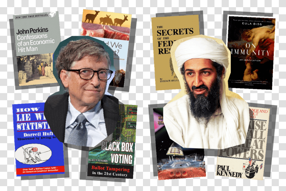 Osama Bin Laden, Glasses, Person, Tie, Face Transparent Png