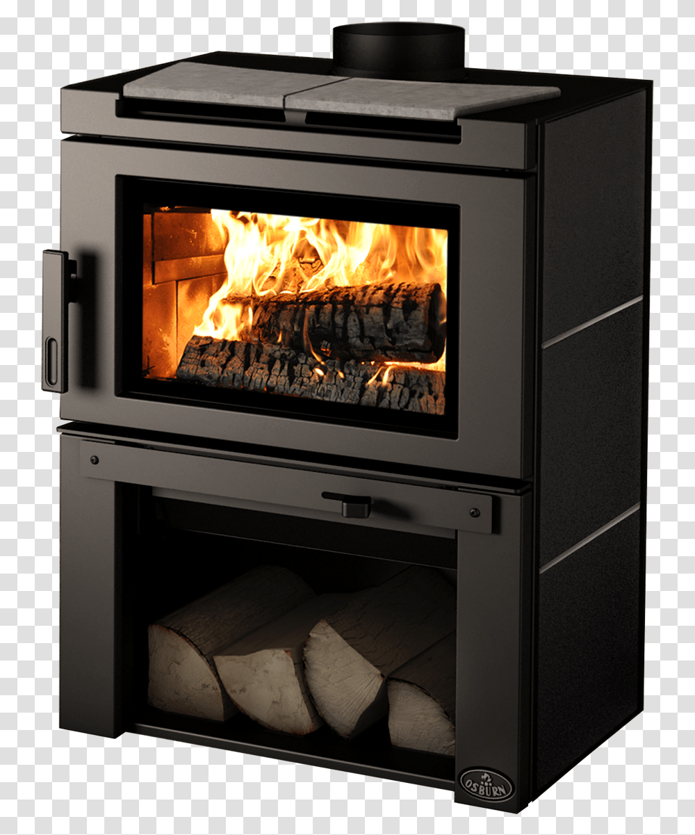 Osburn Matrix Wood Stove, Fireplace, Indoors, Hearth, Oven Transparent Png