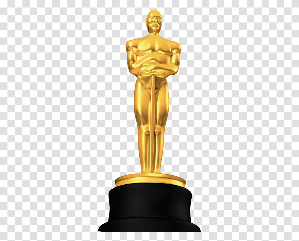 Oscar Award Trophy, Lamp, Gold, Handle, Bronze Transparent Png