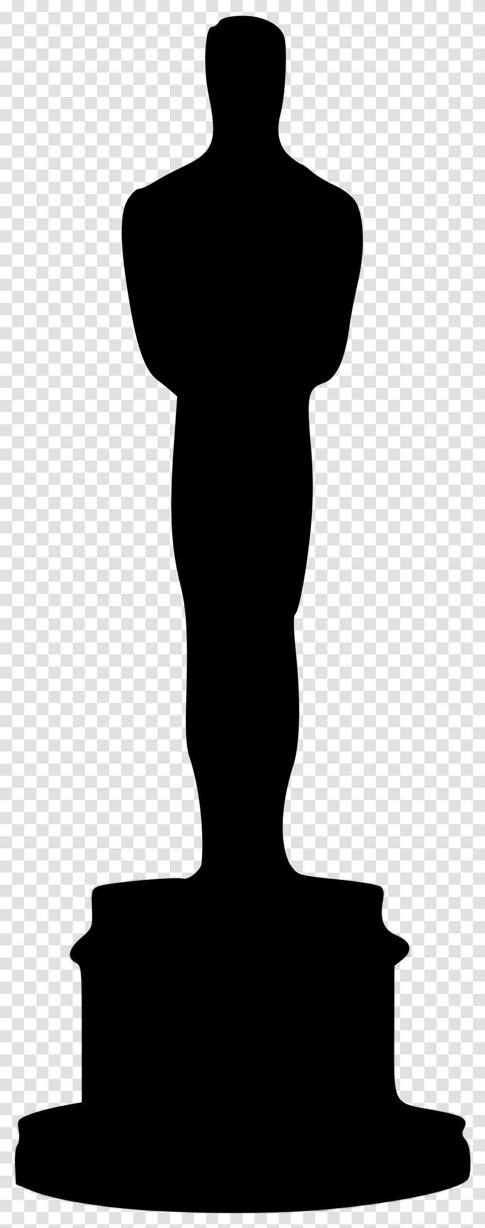 Oscar Clipart Black And White, Silhouette, Person, Hand, Arm Transparent Png