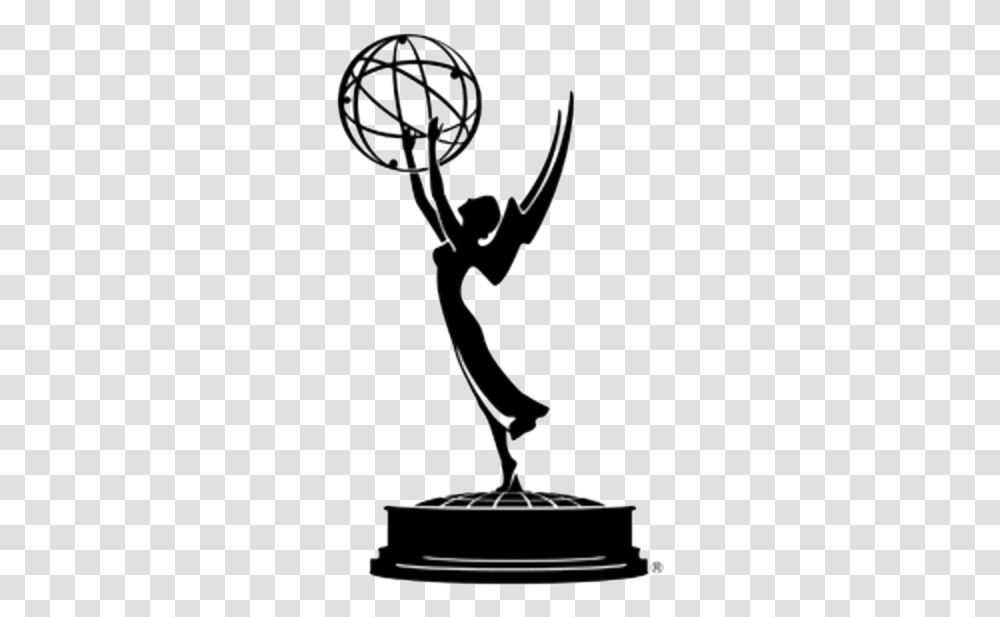 Oscar Clipart Emmy Chris Do Emmy Award Emmy Award Logo Black Background, Leisure Activities, Stencil, Circus, Hand Transparent Png