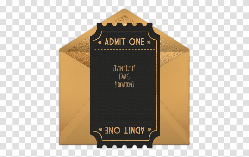 Oscar Party Invitations, Passport, Id Cards, Document Transparent Png