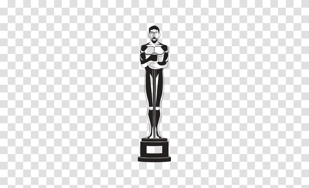 Oscar Silhouette Oscar Silhouette Movieweb Oscar De La, Statue, Sculpture, Person Transparent Png