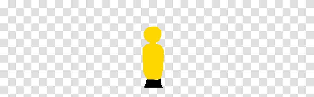 Oscar Statue Drawing, Silhouette Transparent Png