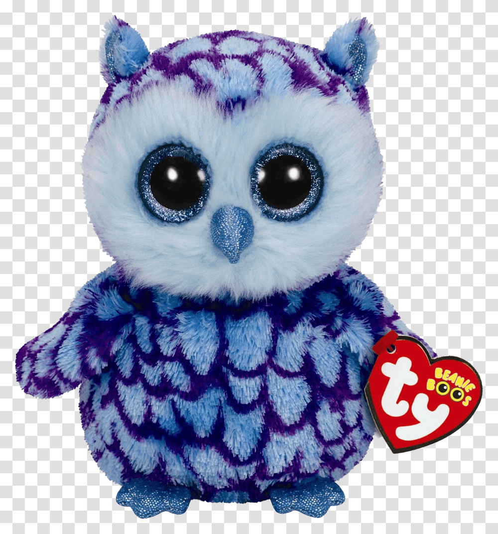 Oscar The Blue Owl 6 Plush Clipart Download Beanie Boos, Toy, Bird, Animal, Doll Transparent Png