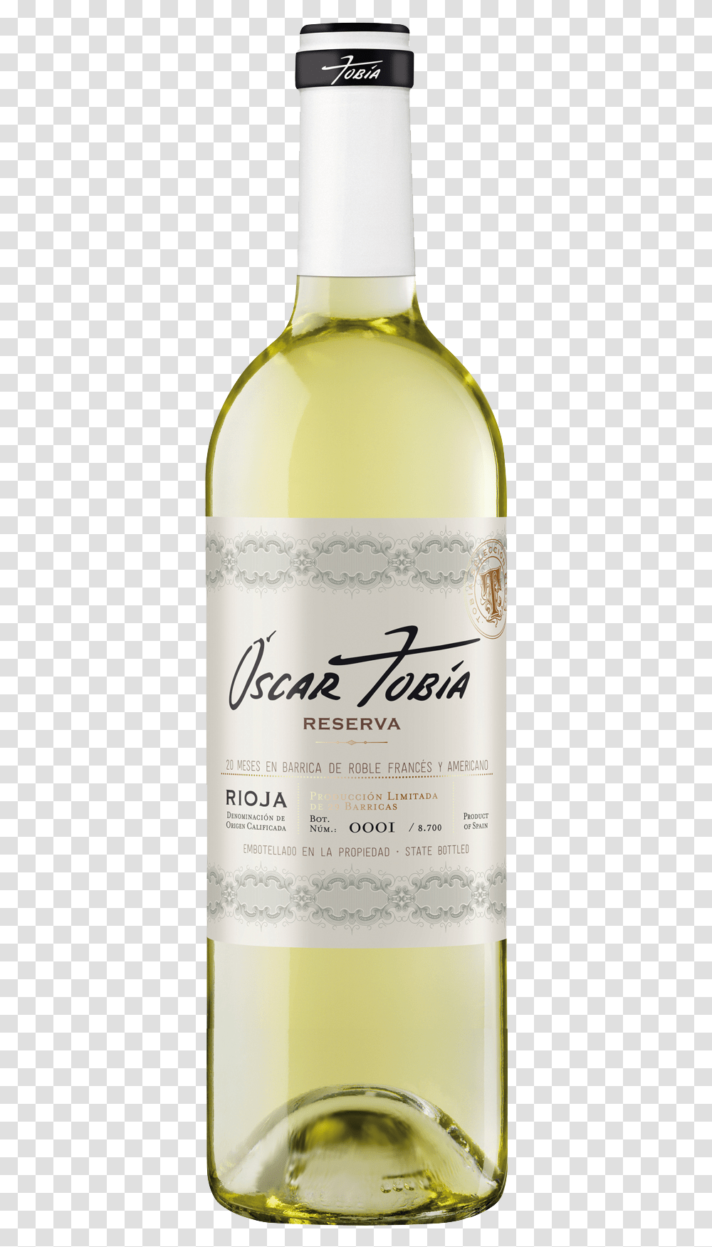 Oscar Tobia Blanco Reserva, Alcohol, Beverage, Drink, Wine Transparent Png