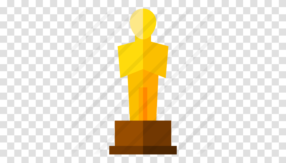 Oscar, Trophy, Cross Transparent Png