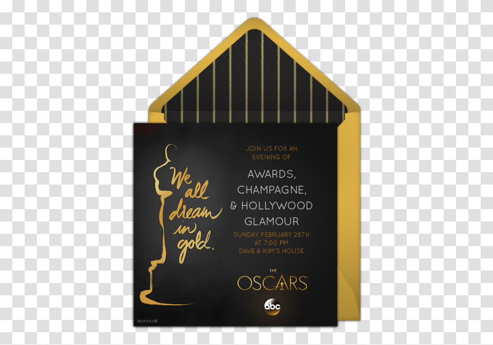 Oscars Invitation, Flyer, Poster, Paper Transparent Png