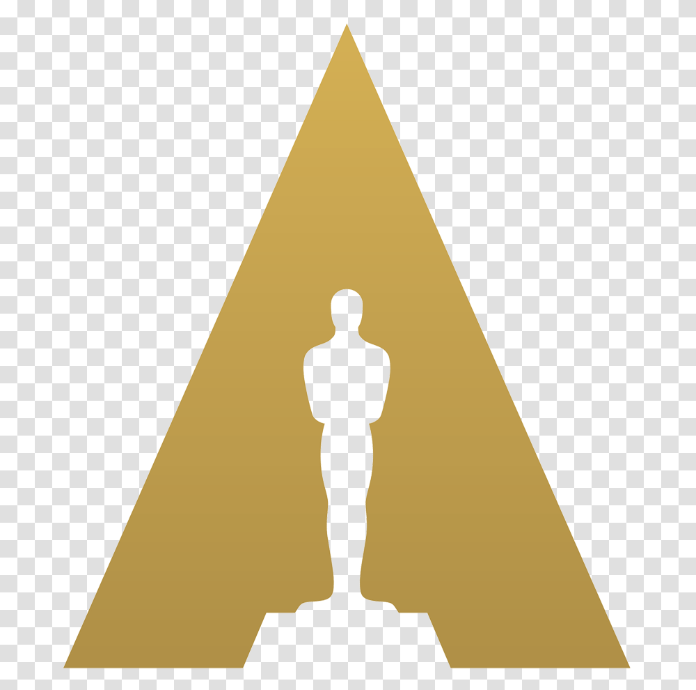 Oscars Logo Academy Awards, Triangle, Person, Human, Silhouette Transparent Png