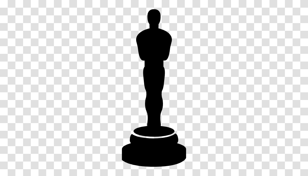 Oscars, Silhouette, Person, Human, Statue Transparent Png