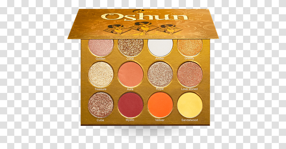 Oshun Eyeshadow Palette, Paint Container, Rug, Cosmetics, Face Makeup Transparent Png