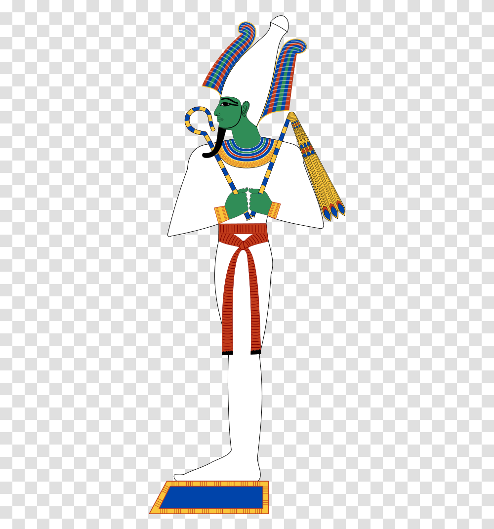Osiris Egyptian God, Costume, Face, Tie Transparent Png
