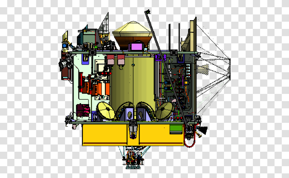 Osiris Rex Reaction Wheels, Construction Crane, Machine, Engine, Motor Transparent Png