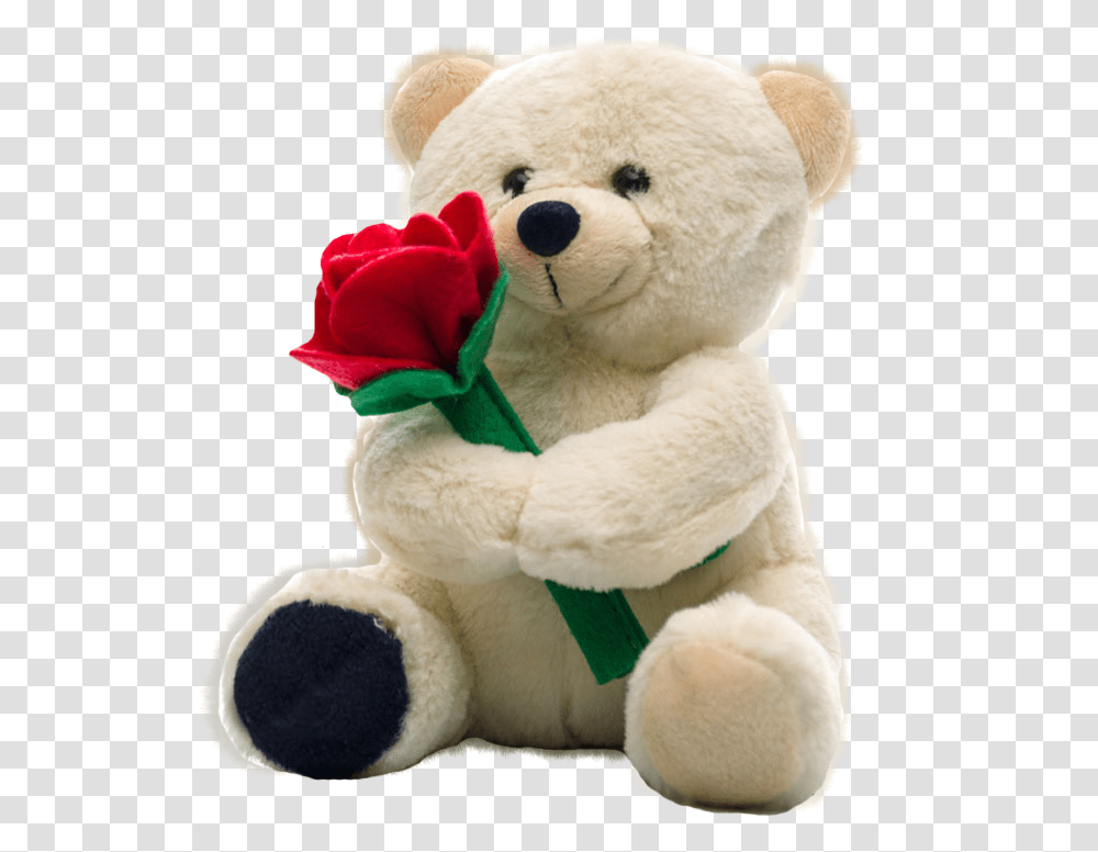 Osito De Peluche Con Rosas Valentine Week Teddy Day, Teddy Bear, Toy, Plush Transparent Png