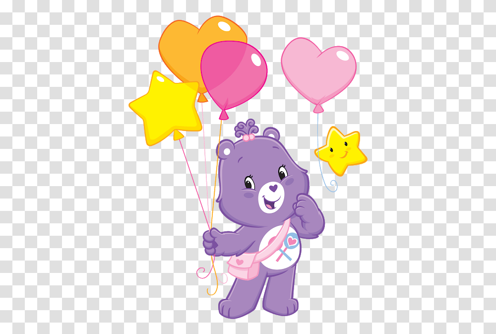 Ositos Care Bear Cartoon, Ball, Balloon, Heart, Toy Transparent Png
