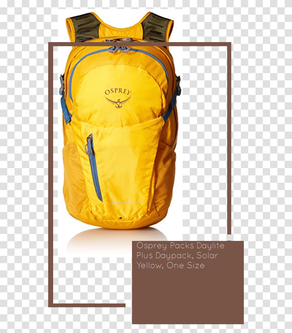 Osprey Daylite Plus Yellow, Backpack, Bag Transparent Png